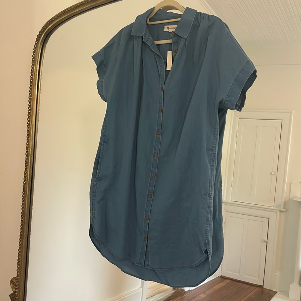 NWT Madewell chambray dress